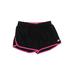 New Balance Athletic Shorts: Black Color Block Activewear - Women's Size Small