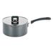NutriChef Saucepan Pot w/ Lid - Non-Stick Stylish Kitchen Cookware w/ Foldable Knob, 3.1 Quart () Non Stick/Aluminum in Gray | 3.1 qt | Wayfair