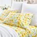 Pine Cone Hill Silly Sunflowers 200 Thread Count Floral 100% Cotton Pillowcase Cotton Percale in Yellow | King | Wayfair PC4236-K
