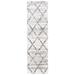 Gray/White 2'3" x 18' Area Rug - Sand & Stable™ Western Geometric Gray/Ivory Area Rug Polypropylene | Wayfair C37695B23AD24E99A50E45007631D423