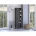 Hokku Designs Folki 1 - Door Accent Cabinet Wood in Gray | 62.2 H x 8.45 W x 20.15 D in | Wayfair BC387C1E3DD54F1A91FF9E41AABC5685