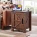 Gracie Oaks Tyina Nightstand Wood in Brown | 24 H x 18 W x 18 D in | Wayfair 46855EBE03614D43BECA78D0363F5F0A