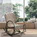 Bayou Breeze Alechandro Rocking Chair Wicker/Rattan in Brown | 24 H x 16 W x 31 D in | Wayfair D6F0D94F2683451CBBA8767A4A231D97