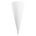 Gold Medal 8904 Giant Cone Jackets - 6 1/4", Plain, White Paper