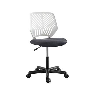 Bürostuhl Schreibtischstuhl ohne Armlehnen Drehstuhl mit Rücklehne Arbeitsstuhl höhenverstellbar Image