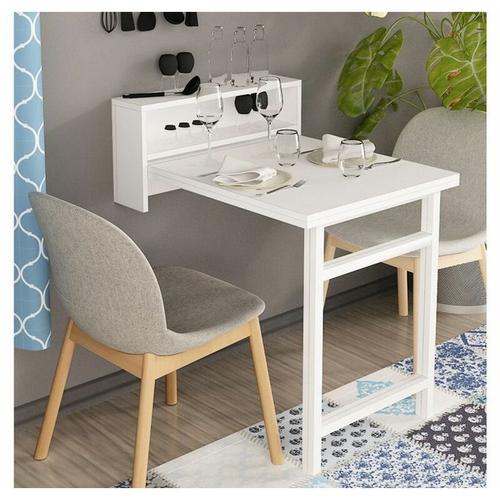 Petunie Klappbarer Tisch, Weiß - Farbe:Weiß
