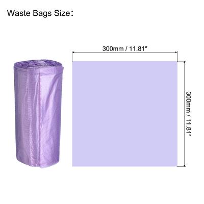 8 Rolls / 240 Counts Small Trash Bags 0.5 Gallon Garbage Bags