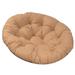 24 x24 Outdoor Seat Cushion Pads Solid Color Removable Patio Seat Cushion for Cradle Garden Egg Wicker Rattan s khaki Khaki60cm