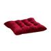 JeashCHAT Chair Cushion Seat Cushion Indoor Outdoor Patio Office Car Garden Chair Cushion Square Soft Thicken Seat Cushion 15.7 x 15.7 Red