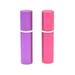 Perfume Atomiser Bottles- Atomiser Spray Bottle of 2 Colors Refillable Travel Perfume Atomizer Mini Portable Spray Bottle Set Perfume Atomiser Perfume Atomiser with Dropper 5ml(Pink&Purple)