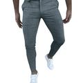 KaLI_store Baseball Pants Men s Elastic Waist Hiking Pants Water Resistant Quick-Dry Lightweight Outdoor Sweatpants with Zipper Pockets Dark Gray M
