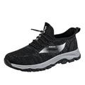 KaLI_store Tennis Shoes Men s Fashion Sneakers Lightweight Breathable Walking Shoes Tennis Cross Training Shoe Non Slip Trail Running Shoes Black 11.5