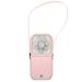 AURIGATE Portable Mini Fan Small Battery Operated Fan 5 in 1 as Power Bank Phone Holder Handheld Fan Desk Fan USB Rechargeable Personal Hand Fans 3000 mAh Power Bank 3 Speed Adjustable Neck lanyard