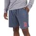 Men's Concepts Sport Navy Boston Red Sox Trackside Fleece Jam Shorts