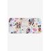 Women's Loungefly X Disney Women'S Mickey & Minnie Mouse Floral Zip Around Wallet by Disney in Multi