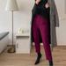 Zara Pants & Jumpsuits | Nwot Zara Plum High Waisted Dress Pant | Color: Purple | Size: S