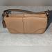 Coach Bags | Coach Pebbled Leather Corner Zip Wristlet Handbag. | Color: Tan | Size: Os