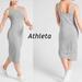 Athleta Dresses | Athleta Jersey Knit Grey Dress | Color: Gray | Size: M