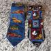 Disney Accessories | Disney Mickey Unlimited Vintage 2 Tie Bundle 59"-60" | Color: Blue/Red | Size: Os