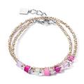 Coeur de Lion Coeur De Lion Joyful Colours Wrap Pink Bracelet 4564301900