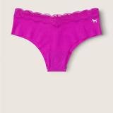 Pink Victoria's Secret Intimates & Sleepwear | Nwt Pink Victoria’s Secret No-Show Cheekster Underwear. Color: Dahlia Magenta. | Color: Pink | Size: L