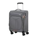 American Tourister SummerFunk - Spinner S, Expandable Hand Luggage, 55 cm, 43/46 L, Grey (Titanium Grey), Titanium Grey, Standard Size, Hand Luggage