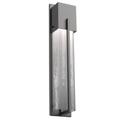 Hammerton Studio Square Glass 23 Inch Tall Outdoor Wall Light - ODB0055-23-AG-FG-L2