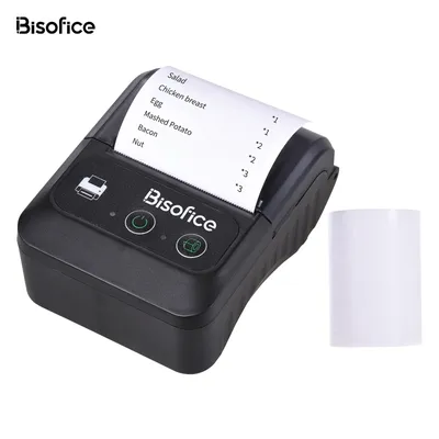 Bisofe – imprimante thermique sans fil BT 58mm 2 pouces pour tickets de caisse Mini USB Mobile