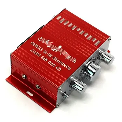 Mini amplificateur Audio stéréo Hi-Fi 12V 2CH pour voiture moto Radio MP3 automobile système