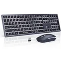 Ensemble clavier et souris sans fil Chlor2.4 G USB rétroéclairage silencieux aste clavier et