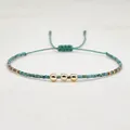 Go2Boho-Petit Bracelet Simple pour Femme Turquoise Dainty ata Yuki Executives Bracelets à Brins
