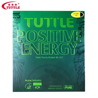 Tuttle-Pips colorés en caoutchouc pour tennis de table lame de ping-pong à énergie positive
