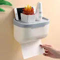 Porte-rouleau de papier hygiénique 1 pièce étanche sans perforation idéal pour la salle de bain