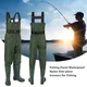 Combinaison de pêche imperméable demi-longueur pantalon de pataugeoire salopette de pêche avec