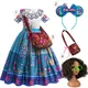 Costume de princesse Disney Encanto pour filles tenue de carnaval de fête d'anniversaire de noël