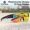 WEST BIKING-Lunettes de soleil photochromiques polarisées pour le sport, protection UV400, VTT, vélo