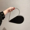 Petit sac à main en diamant pour femme design de célébrité amour banquet sac à dîner français