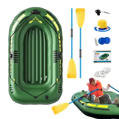 Bateau gonflable en PVC pour enfants et adultes canoë de pêche kayak rafting bateaux de pêche
