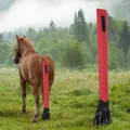 Sac queue de cheval pratique et Flexible avec cordon de serrage et frange pour un usage quotidien