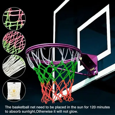 Filet de panier de basket-Ball Standard nouveau filet de basket-Ball avec lumière brillante vert
