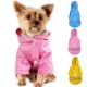 Été en plein air chiot Pet manteau de pluie S-XL à capuche imperméable vestes PU imperméable pour