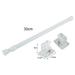 Adjustable Tension Curtain Telescopic Rod & Self Adhesive Hook for Kitchen Bath