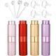 Perfume Travel Refillable Travel Perfume Atomizer Refillable Pack of 4pcs 8ml Travel Perfume Bottle Refillable Atomizer Sprayer for Perfume Portable Cologne Refillable Spray Bottle