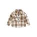 Toddler Baby Boy Girl Plaid Tops Long Sleeve Button Down Buffalo Plaid Flannel Shirts Kids Fall Winter Clothes 2-3 Years