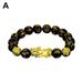 Feng Shui Black Obsidian Bracelet Attract Wealth Good Luck Jewellery Gift S7O5
