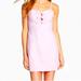 Lilly Pulitzer Dresses | Lilly Pulitzer Petra Seersucker Pink & White Striped Bow Mini Dress Size 4 | Color: Pink/White | Size: 0
