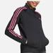 Adidas Jackets & Coats | Addidas 3-Stripe Tricot Track Jacket Black & Hot Pink Size Medium M | Color: Black/Pink | Size: M
