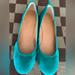 J. Crew Shoes | J. Crew - Cece Ballet Flats In Green Suede | Color: Green | Size: 7.5