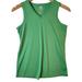 Adidas Tops | Adidas Womens Sleeveless V Neck Performance Tank Green Size Small | Color: Green | Size: S