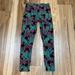 Lularoe Pants & Jumpsuits | 5 For $15 Lularoe Minnie Mouse Disney Leggings One Size Fits All | Color: Green/Pink | Size: One Size